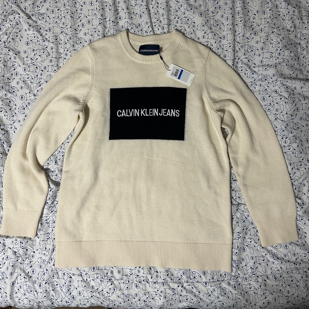 NWT | CALVIN KLEIN JEANS Men’s Wool Knit Sweater